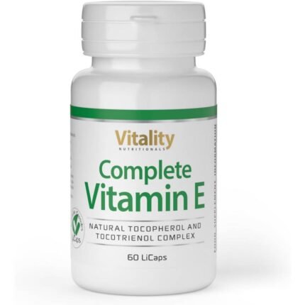 Support of the body's antioxidant protection — Vitality Nutritionals Vitamin E,