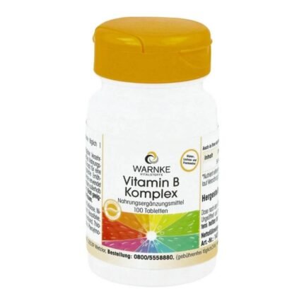 Supports energy production and reduces fatigue — Warnke Vitalstoffe Vitamin B Complex,