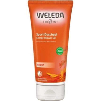 Tired and sore muscles after exercise,-Weleda, Arnica Sport Shower Gel, 200 ml,