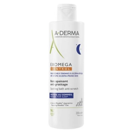 Dry and atopic-prone skin – A-DERMA, Exomega Control Soothing Bath, 200 ml , Irritation and itching – A-DERMA, Exomega Control Soothing Bath, 200 ml , Compromised skin barrier – A-DERMA, Exomega Control Soothing Bath, 200 ml , Discomfort from sensitive skin – A-DERMA, Exomega Control Soothing Bath, 200 ml