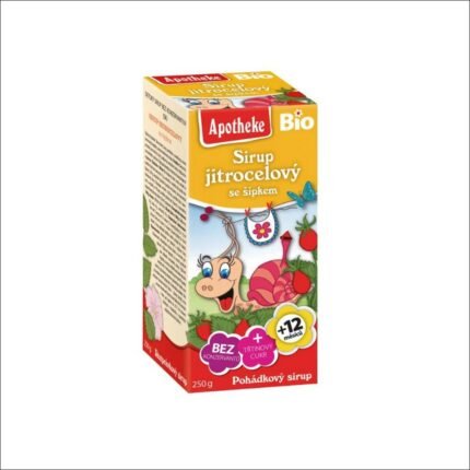 Sore throat irritation in children - Apotheke BIO syrup for children plantain with rosehip 250 g