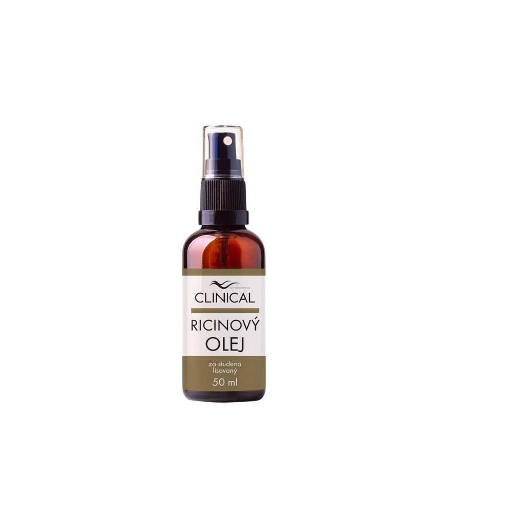 clinical cold pressed castor oil 50 ml Dry and dehydrated skin,-Clinical, Cold Pressed Castor Oil, 50 ml,