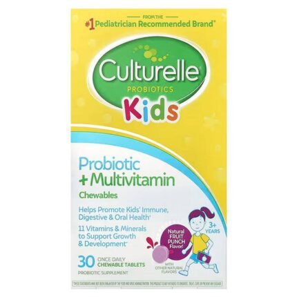 Supports healthy digestion — Culturelle Kids Probiotic + Multivitamin Chewables,