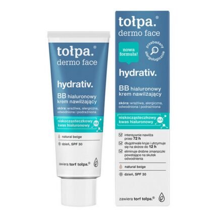 Dry and dehydrated skin - Tołpa dermo face hydrativ BB hyaluronic moisturizing day cream SPF 30 40 ml
