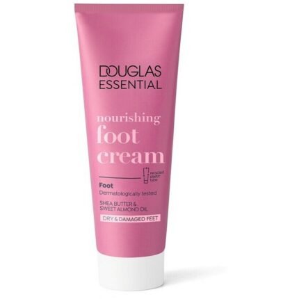 Dry and rough feet,-Douglas, Collection Essential Nourishing Foot Cream, 75 ml, Foot fatigue,-Douglas, Collection Essential Nourishing Foot Cream, 75 ml, Lack of hydration,-Douglas, Collection Essential Nourishing Foot Cream, 75 ml, Rough and hardened skin,-Douglas, Collection Essential Nourishing Foot Cream, 75 ml