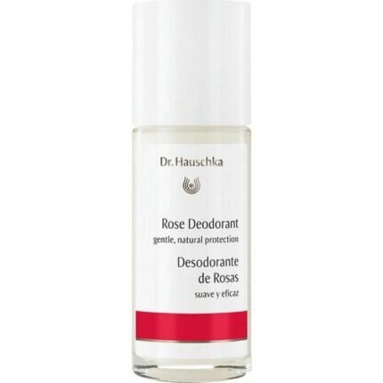 Persistent underarm odor during daily wear,-Dr. Hauschka, Rose Body Roll-On, 50 ml,
