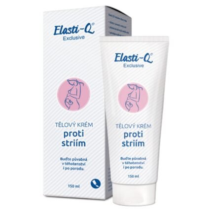Stretch marks, – ELASTI-Q, Exclusive body cream against stretch marks, 150 ml, Loss of skin elasticity, – ELASTI-Q, Exclusive body cream against stretch marks, 150 ml, Dry skin, – ELASTI-Q, Exclusive body cream against stretch marks, 150 ml, Uneven skin texture, – ELASTI-Q, Exclusive body cream against stretch marks, 150 ml