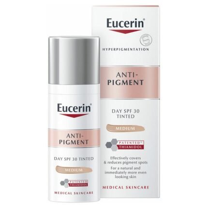 Uneven skin tone,-EUCERIN, AntiPigment Day Cream Medium Dark SPF30, 50 ml, Dark spots,-EUCERIN, AntiPigment Day Cream Medium Dark SPF30, 50 ml, Hyperpigmentation,-EUCERIN, AntiPigment Day Cream Medium Dark SPF30, 50 ml, UV-induced skin damage,-EUCERIN, AntiPigment Day Cream Medium Dark SPF30, 50 ml․