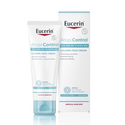 Dry and flaky skin, – EUCERIN, AtopiControl Skin Cream, 50 ml, Irritation and redness, – EUCERIN, AtopiControl Skin Cream, 50 ml, Itchy atopic-prone skin, – EUCERIN, AtopiControl Skin Cream, 50 ml, Weak skin barrier, – EUCERIN, AtopiControl Skin Cream, 50 ml.