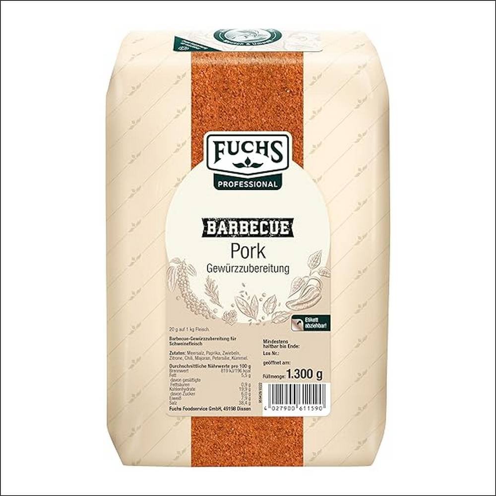fuchs professional bbq pork spice preparation 13 kg Bland and under-seasoned pork dishes - Fuchs Professional - BBQ Pork Spice Preparation
