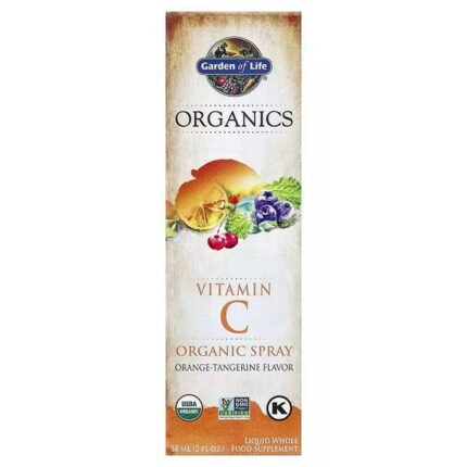 Immune system support — Garden of Life Organics Vitamin C Orange‑Tangerine, 58 ml