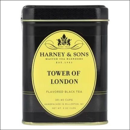 Lack of flavorful and aromatic tea options - Harney & Sons, Flavoured Black Tea, Tower of London, 112g (4oz)