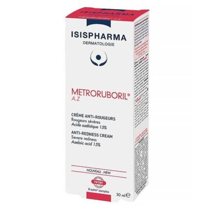 Redness,-ISIS PHARMA, Metroruboril A.Z Cream, 30 ml, Sensitive skin irritation,-ISIS PHARMA, Metroruboril A.Z Cream, 30 ml, Dryness,-ISIS PHARMA, Metroruboril A.Z Cream, 30 ml, Weak skin barrier,-ISIS PHARMA, Metroruboril A.Z Cream, 30 ml․
