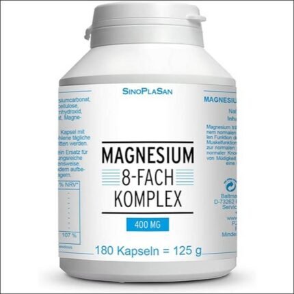 Muscle cramps and spasms - Magnesium 8-fold complex 400 mg