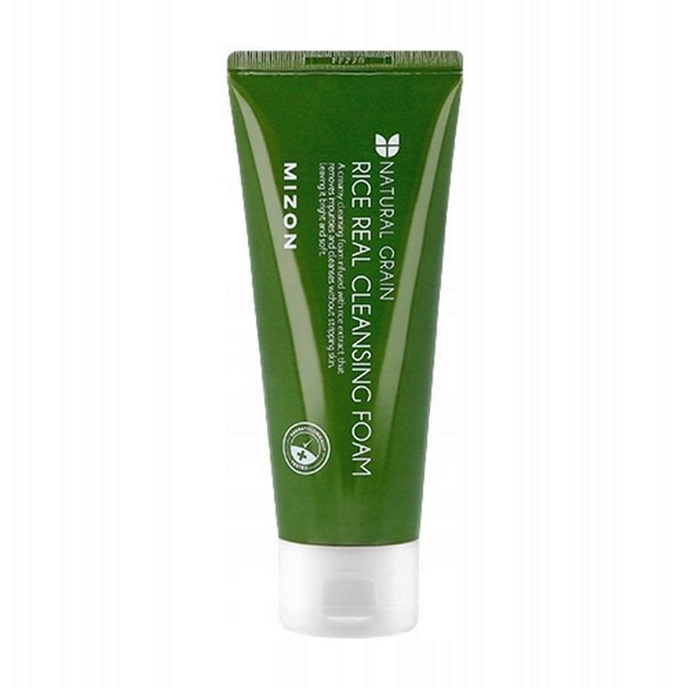 mizon rice real cleansing foam 150ml Clogged pores and impurities,-Mizon, Rice Real Cleansing Foam, 150ml,