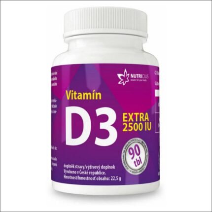 Vitamin D deficiency - Nutricius Vitamin D3 Extra 2500 IU 90 tablets