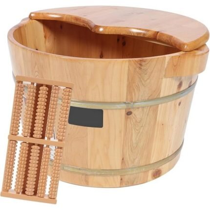 Foot fatigue,-WOONEKY Wooden Foot Bath,