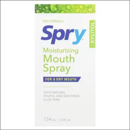Dry mouth and oral dryness – Xlear, Spry, Oral Hydrating Spray, 2 Count, 4.5 fl oz (134 ml)