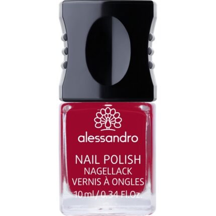 Short-lasting nail polish that chips easily - Alessandro Nail Polish Nagellack Long-lasting Nail Polish 906 Red Illusion10ml