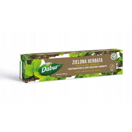 Plaque buildup and bacterial growth,-Dabur Toothpaste Green Tea, 100 ml,