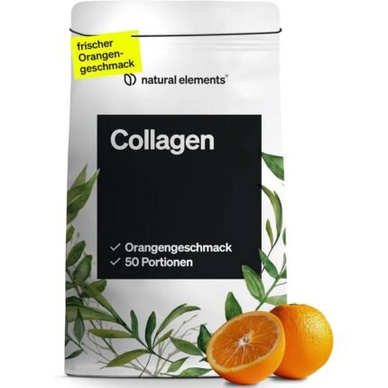 Daily support for nutrition and wellness — Natural Elements Collagen Fresh Orange,500g,
