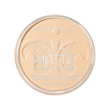 Shiny or oily skin - RIMMEL Stay Matte Powder 001 Transparentny prasowany 14g
