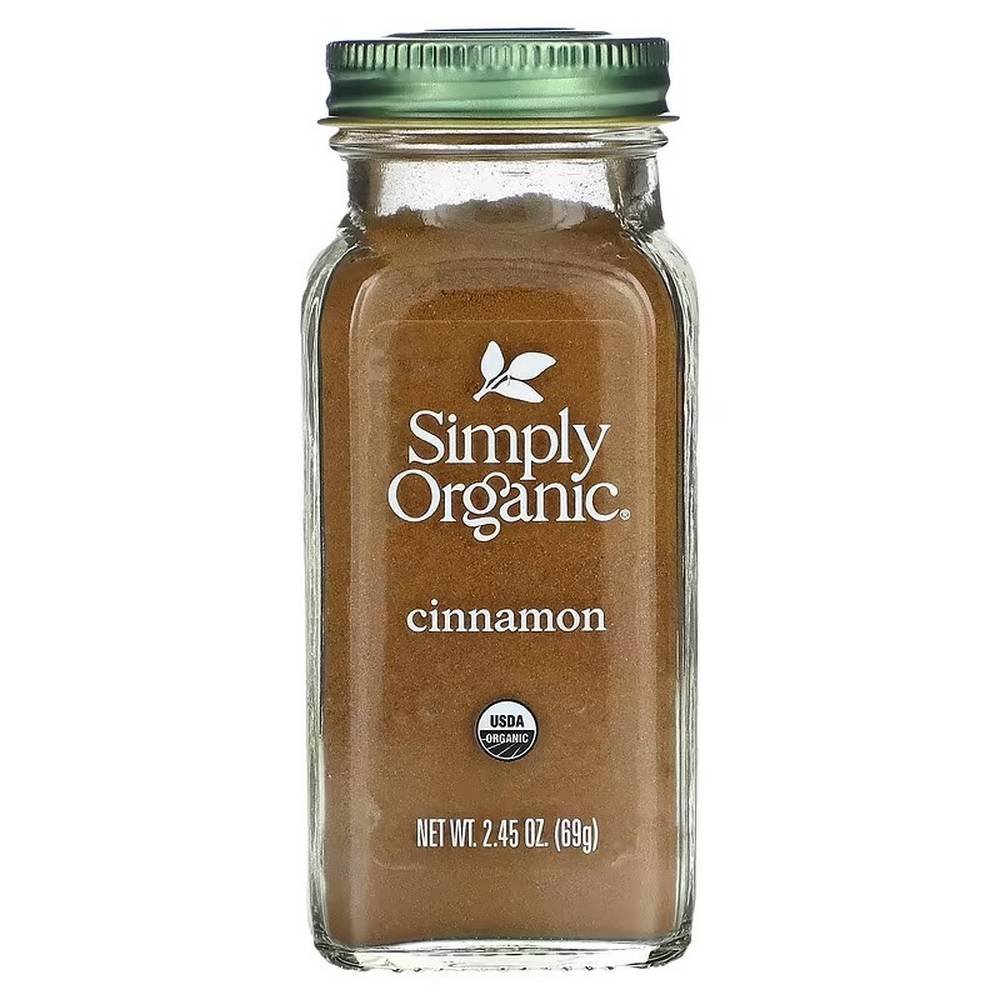 simply organic cinnamon 69 g Warm and sweet spice – Simply Organic