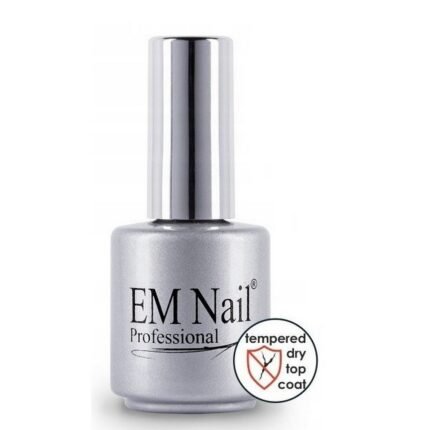 Slow drying time - EM Nail Tempered Dry Top Coat 15ml Tempered top coat