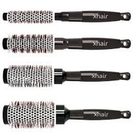 Difficulty creating volume and curls,-Xhair, Set of 4 Round Hair Styling Brushes,