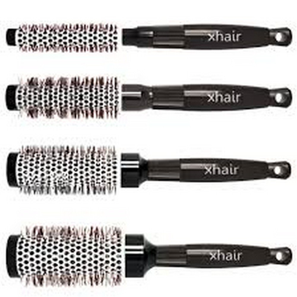 xhair set of 4 round hair styling brushes Difficulty creating volume and curls,-Xhair, Set of 4 Round Hair Styling Brushes,